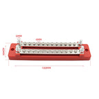 CP-3109-02 150A 12-48V RV Yacht Double-row 12-way Busbar, CP-3109-02