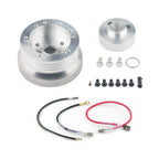 5 & 6 Hole Steering Wheel Polished Hub Adapter, Type A, Type B
