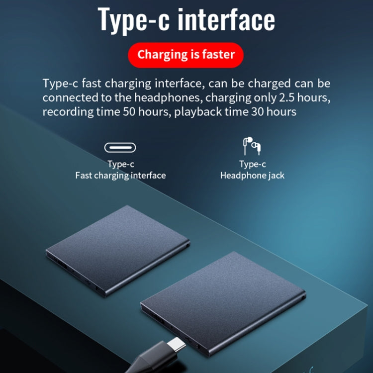 JNN K1 Square HD Noise Canceling Recorder, 4GB, 16GB, 32GB, 64GB