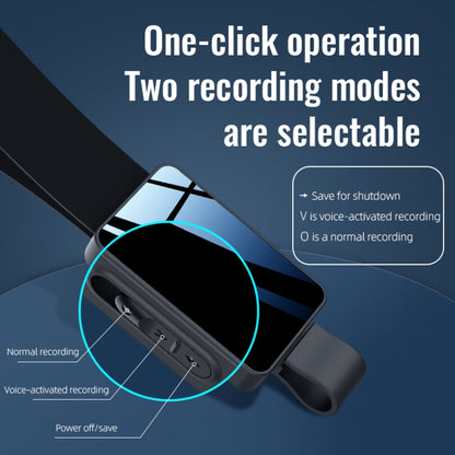 JNN K5 Voice Recorder with Lanyard, 8GB, 16GB, 32GB, 64GB