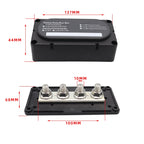 CP-3090 1 Pair  300A 48V 4-way M10 Terminal Busbar, CP-3090