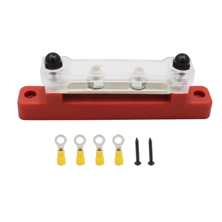CP-3118 150A 12-48V RV Yacht Single-row 2-way Busbar with 4pcs Terminals, CP-3118, CP-3119