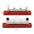 CP-3118 150A 12-48V RV Yacht Single-row 2-way Busbar with 4pcs Terminals, CP-3118, CP-3119