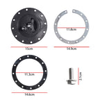 Car Modification Universal Fuel Cell Gas Tank Filler Cap with Nut, OCC-1065-PJ