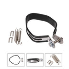 Motorcycle Exhaust Pipe Muffler Carbon Fiber Clamp, OT097