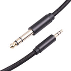 3662BK 3.5mm Male to 6.35mm Male Stereo Audio Cable, 1m, 2m, 3m