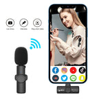 HXSJ F18 2.4G 8 Pin Noise Reduction Lavalier Wireless Microphone, 8 Pin