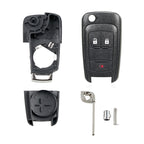 For Opel Car Keys Replacement Car Key Case with Foldable Key Blade, 3 Buttons, 3 Buttons/Sedan Button, 3 Buttons/Start Button, 5 Sedan Button
