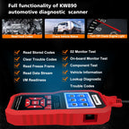 KONNWEI KW890 2 in 1 Car OBD2 Fault Detector + Maintenance Light Reseter, KW890