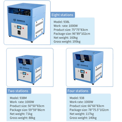 Multi-station Mobile Phone Screen Water Mill Polishing Machine, TBK 938M, TBK 938, TBK 938L