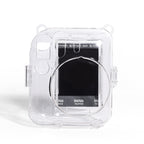 Crystal Hard Acrylic Camera Case with Shoulder Strap, For FUJIFILM instax mini 12(DIY Pink Graffiti), For FUJIFILM instax mini 12(DIY Blue Cat), For FUJIFILM instax mini 12(DIY Purple Daisies), For FUJIFILM instax mini 12(DIY Green Flowers)            ...