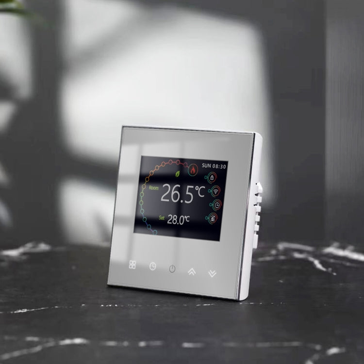 220V Smart Home Heating Thermostat Electric Heating WiFi Thermostat with External Sensor Wire, BHT-2002GBLM