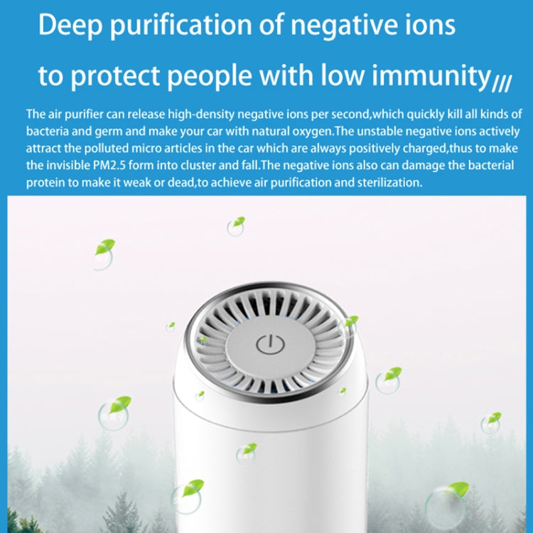 Y-20 Desktop Car Negative Ion Air Purifier, Y-20