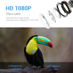 ESCAM PT389 IP66 Waterproof 2MP PIR Motion Detection Two-way Audio Night Vision WiFi Camera with AI Bird Recognition Bird Watching House, PT389