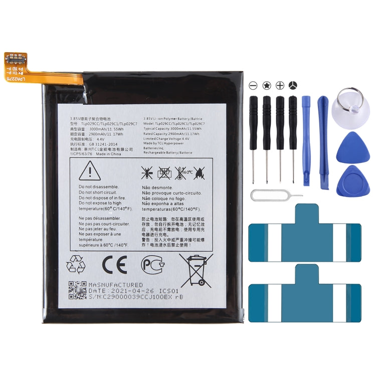 300mAh Battery Replacement, For Alcatel JOY TAB 2 9032Z, For Alcatel Joy Tab 9029Z, For Alcatel One Touch Pixi 3 Tab 7.0 LTE 4G, For Alcatel OneTouch EVO 7 HD E710, For Alcatel 3L 2020 5029D, For Alcatel T790H T790S, For Alcatel One Touch Idol 4S OT-60...
