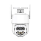 QX82 400W Dual Screen Dual Channel Synchronous Monitoring IP Camera, AU Plug, US Plug, EU Plug, UK Plug