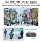 QX82 400W Dual Screen Dual Channel Synchronous Monitoring IP Camera, AU Plug, US Plug, EU Plug, UK Plug