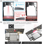 Mega-idea Intelligent Infrared Laser Desoldering Machine, With Microscope Set, Without Microscope Set