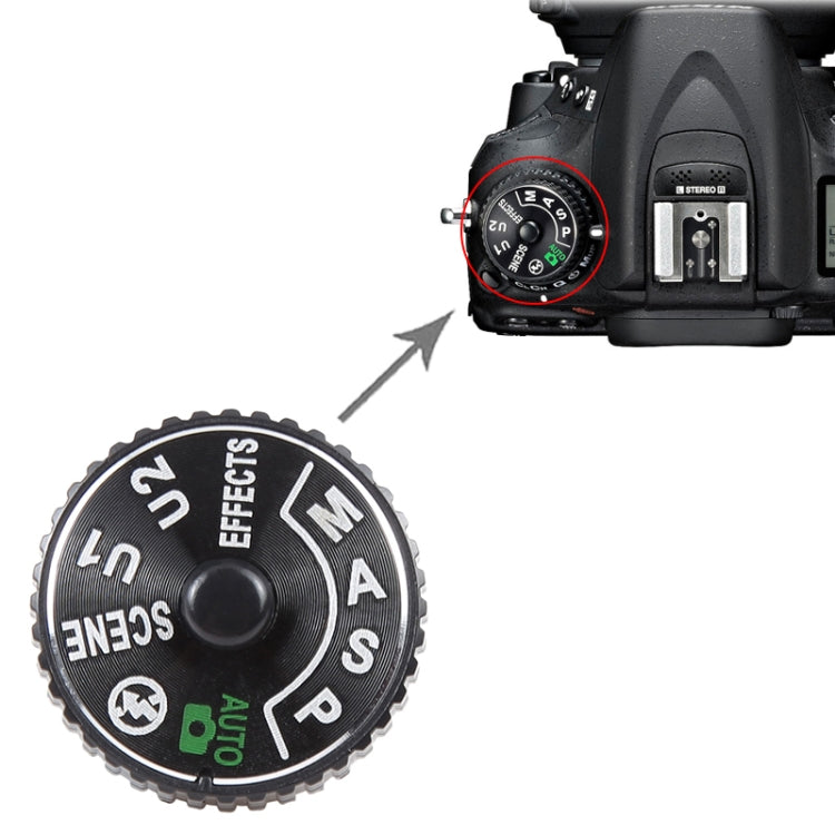 For Nikon D7100 Original Mode Dial, For Nikon D7100, For Nikon D750, For Canon EOS 70D, For Canon EOS 5D Mark III, For Canon EOS 6D