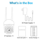 ESCAM PVR007 3MP Smart HD WiFi Camera Support Full Color Night Vision / Motion Detection / Sound Alarm / TF Card, PVR007