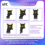 i2C Back Facing Telephoto Camera Cable, For iPhone XS / XS Max J4000, For iPhone 11 Pro / 11 Pro Max J7300, For iPhone 12 Pro J10400, For iPhone 12 Pro Max J10500