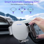 Dual Coil Car Phone Holder Wireless Charger, S9, S11