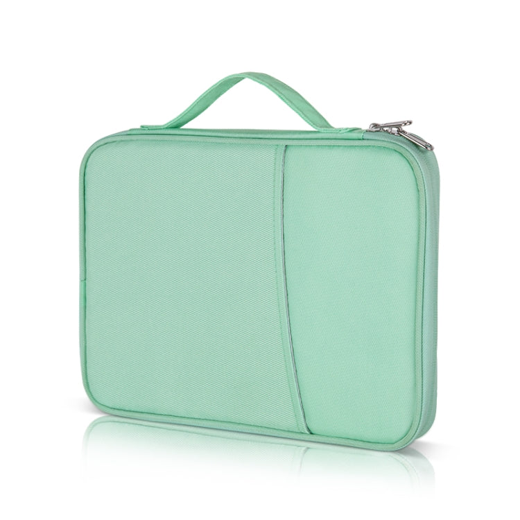 Portable Cloth Texture Leather Bag, For 9.7-11 inch Laptop