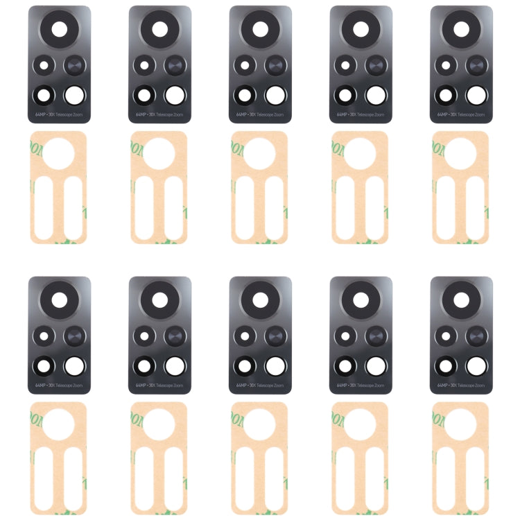 10pcs Back Camera Lens, For Xiaomi Redmi K50i, For Xiaomi Redmi Note 11T Pro, For Xiaomi Redmi Note 11T Pro+, For Xiaomi Poco X4 GT, For Infinix Note 11 Pro x697, For Tecno Camon 17 CG6, For Tecno Camon 19, For Tecno Camon 17 Pro CG8, For vivo Y16     ...