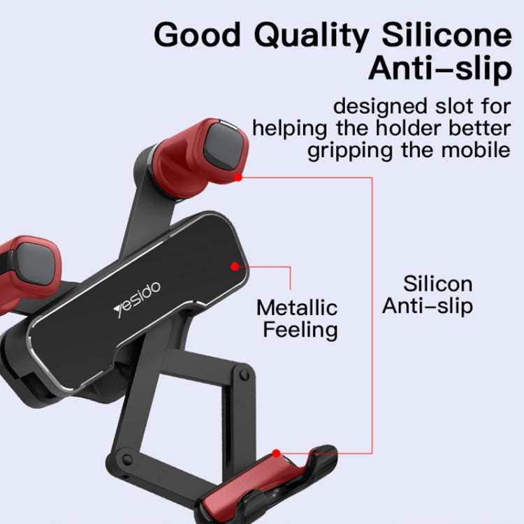 Yesido C90 Car Center Console Paste Magnetic Gravity Mobile Phone Holder, C90