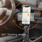 Yesido C112 Universal Car Water Cup Holder Telescopic Hose Phone Holder, C112