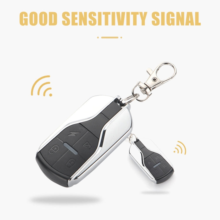 2pcs For Maserati Four-button Anti-theft Alarm Wireless Key Remote Control, 315MHz Copy Code, 315MHz Learning Code, 433MHz Copy Code, 433MHz Learning Code