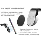 Yesido C64 Car Air Vent Strong Magnetic Phone Holder, C64 (Silver), C64 (Black)