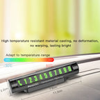 Yesido C68 Car Temporary Parking Card Magnetic Adsorption Luminous Phone Number Plate, C68