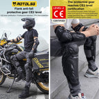 Motolsg Motorcycle Bicycle Riding Protective Gear, 2 in 1 Knee Pads, 2 in 1 Elbow Pads, 4 in 1 Elbow Pads