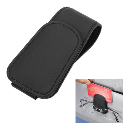 Car Sun Visor Glasses Holder Multifunctional Card Clip Storage Rack