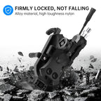 WUPP ZH-1848B1 15W Motorcycle Wireless Fast Charging Phone Navigation Holder, M8 Ball Joint, M10 Ball Joint
