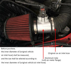 XH-UN606 Car Modified Engine Air Flow Meter Flange Intake Sensor Base for Volkswagen / Nissan / Cadillac, 63mm, 70mm, 76mm