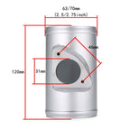 XH-UN608 Car Modified Engine Air Flow Meter Flange Intake Sensor for Mazda Atenza / Axela, 63mm, 70mm