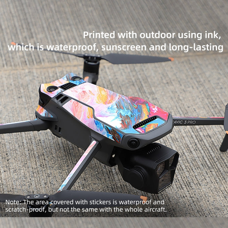 Sunnylife Drone Body Remote Control Decorative Stickers Set, For DJI Mavic 3 Pro / RC, For DJI Mavic 3 Pro / RC Pro