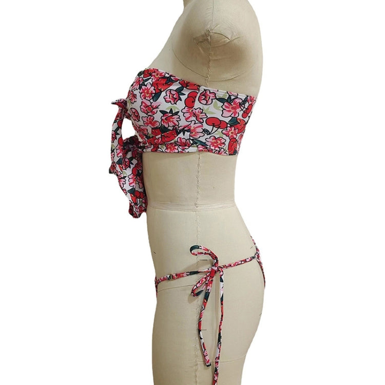 Sexy Strap Ties Thong Backless Two Piece Bikini Swimsuit, S, M, L