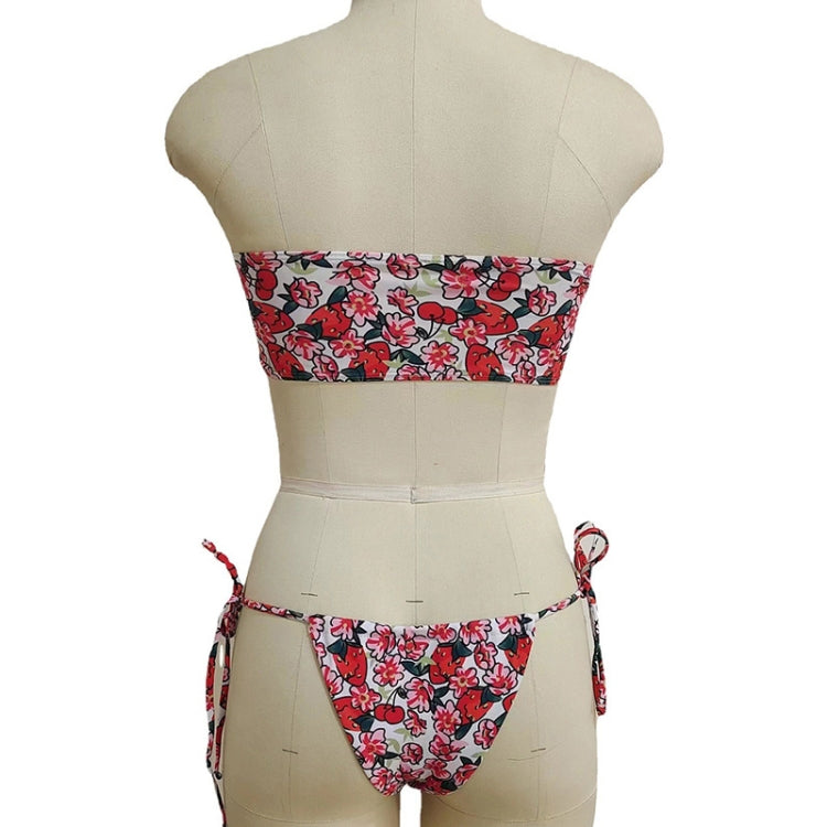 Sexy Strap Ties Thong Backless Two Piece Bikini Swimsuit, S, M, L