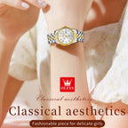 OLEVS 5526 Women Diamond Set Luminous Waterproof Quartz Watch
