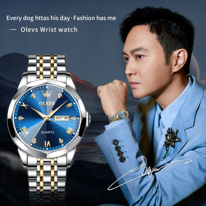 OLEVS 9931 Men Luminous Waterproof Quartz Watch