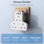 Yesido MC-15 PD+QC 3.0 3250W Home High Power Fast Charging Socket, MC-15
