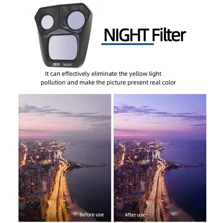 JSR GB 3 in 1 CPL ND8 ND16 Lens Filter, 3 in 1 CPL ND For DJI Mavic 3 Pro