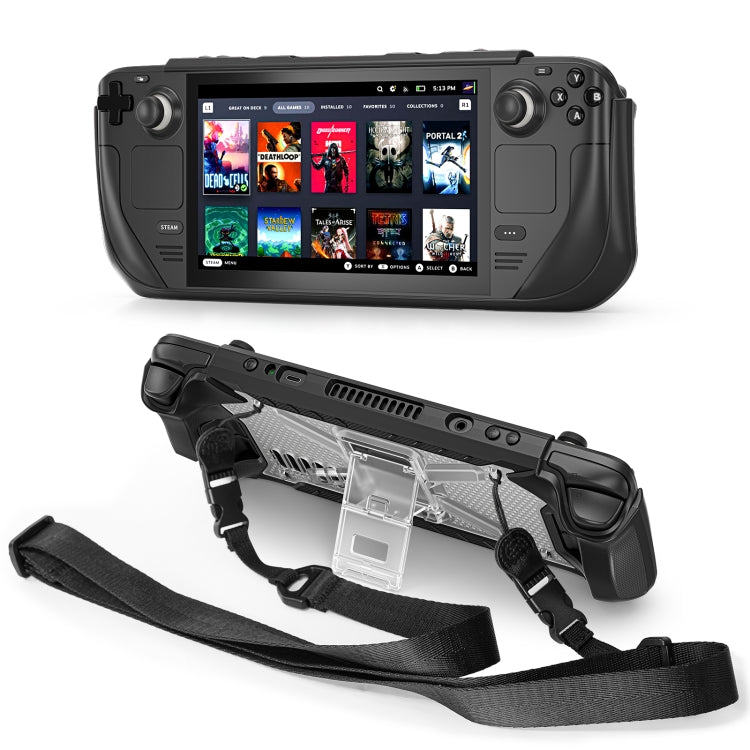 Shockproof Game Console Case with Holder & Shoulder Strap, Case + Shoulder Strap(Black), Case + Shoulder Strap(Black+Transparent), Case + Shoulder Strap(Red+Transparent), Case + Shoulder Strap(Blue+Transparent)