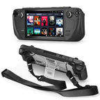 Shockproof Game Console Case with Holder & Shoulder Strap, Case + Shoulder Strap(Black), Case + Shoulder Strap(Black+Transparent), Case + Shoulder Strap(Red+Transparent), Case + Shoulder Strap(Blue+Transparent)