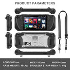 Shockproof Game Console Case with Holder & Shoulder Strap, Case + Shoulder Strap(Black), Case + Shoulder Strap(Black+Transparent), Case + Shoulder Strap(Red+Transparent), Case + Shoulder Strap(Blue+Transparent)