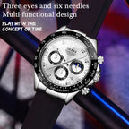 OLEVS 2875 Men Multifunctional Sports Chronograph Waterproof Quartz Watch
