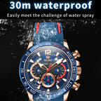 OLEVS 9936 Men Multifunctional Sports Waterproof Quartz Watch